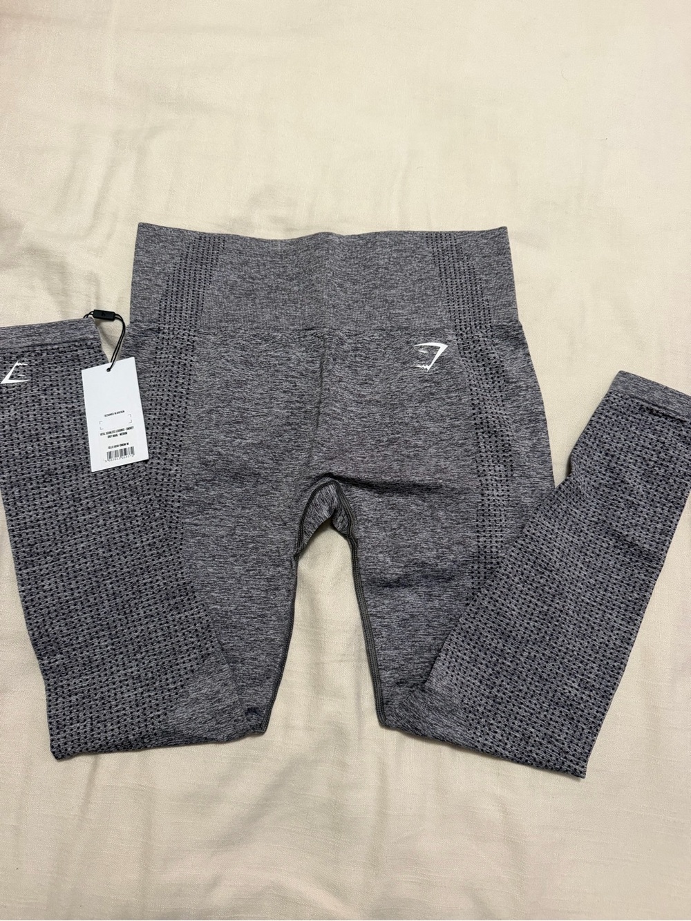 Gymshark Seamless High-Waist Leggings - Gray women M ( NWT)